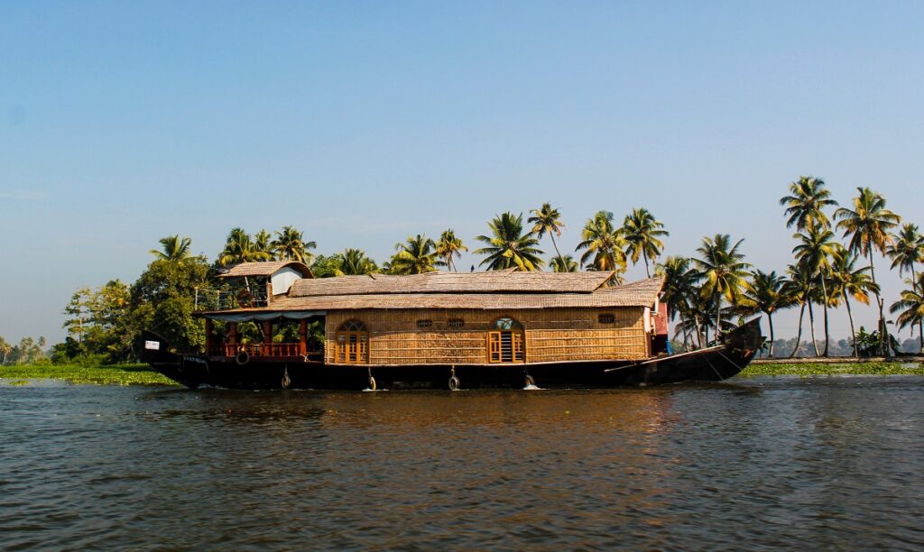 Indien – Periyar, Hausboot